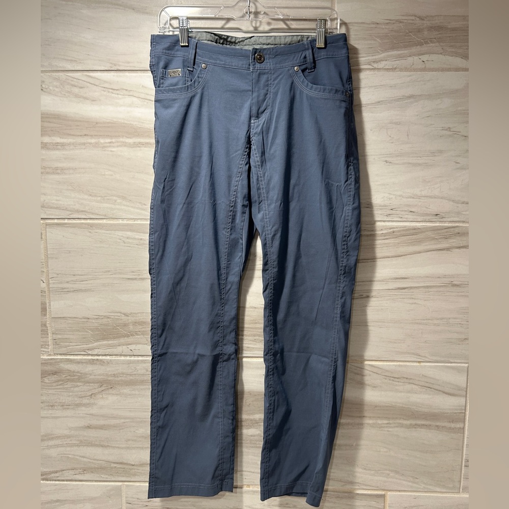 Women's Kuhl Kliffside 5 Pocket Hiking Pants Blue Women's Size 8Short